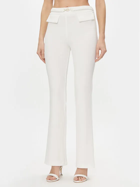 Stoffhose · Weiß · Regular Fit