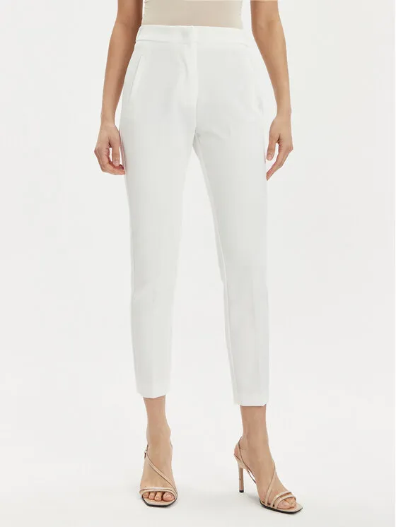 Stoffhose · Weiß · Regular Fit