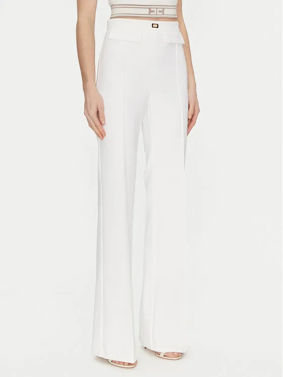 Stoffhose · Weiß · Regular Fit