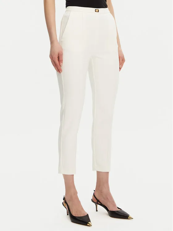 Stoffhose · Weiß · Regular Fit