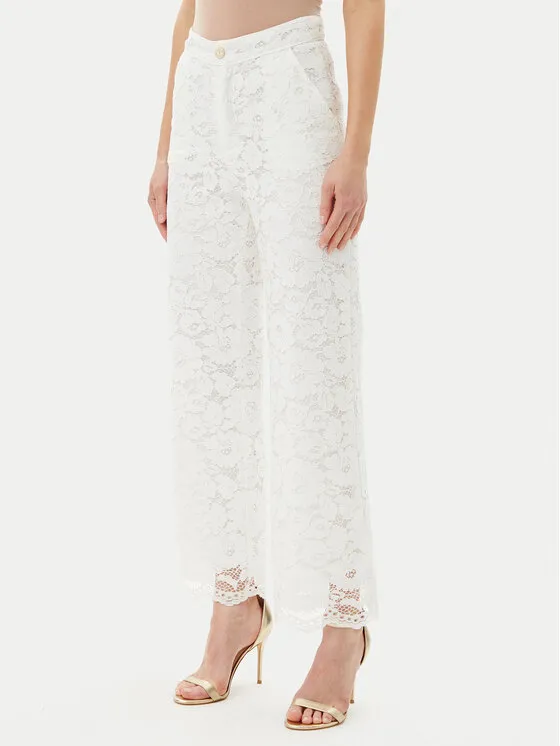 Stoffhose · Weiß · Regular Fit