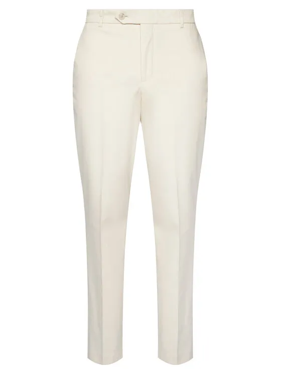 Stoffhose · Weiß · Regular Fit