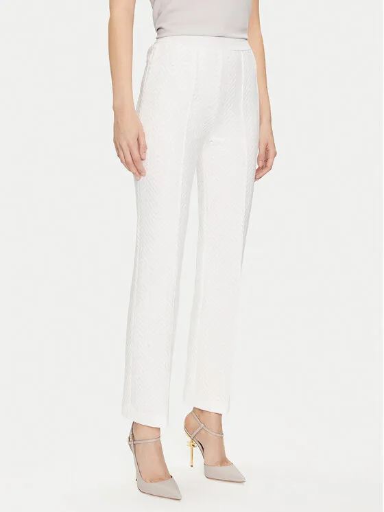 Stoffhose · Weiß · Regular Fit