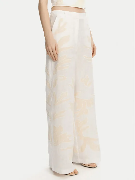 Stoffhose · Weiß · Regular Fit