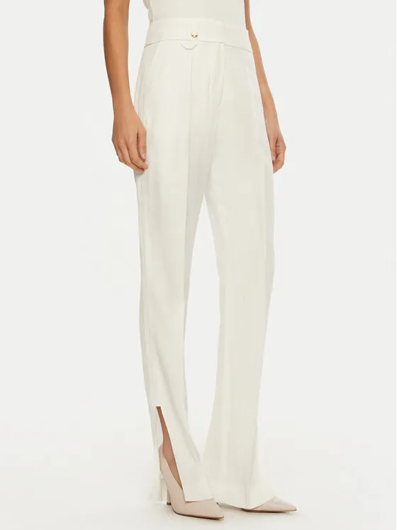 Stoffhose · Weiß · Regular Fit