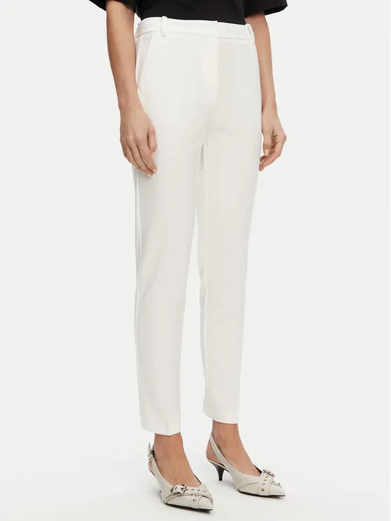 Stoffhose · Weiß · Regular Fit