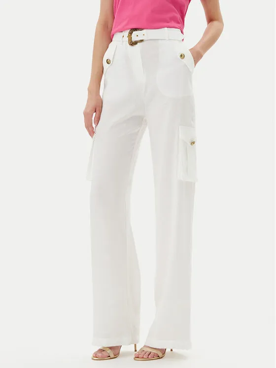 Stoffhose · Weiß · Regular Fit