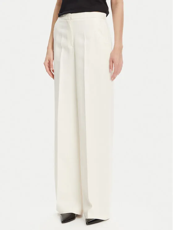 Stoffhose · Weiß · Regular Fit