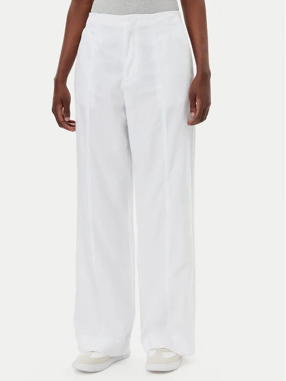 Stoffhose · Weiß · Relaxed Fit