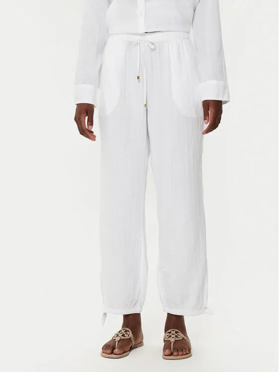 Stoffhose · Weiß