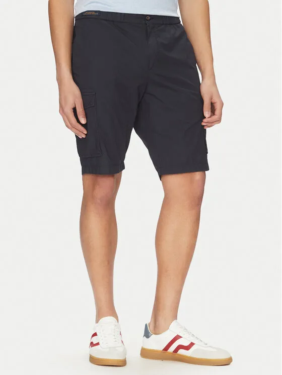 Stoffshorts · Dunkelblau