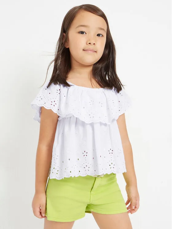 Stoffshorts · Grün