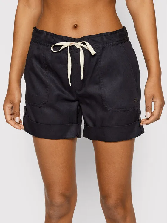 Stoffshorts · Schwarz