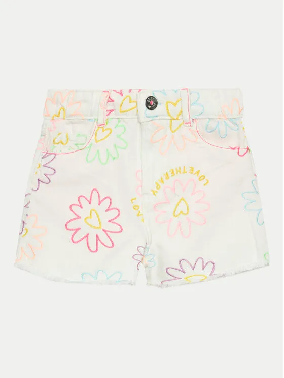 Stoffshorts · Weiß