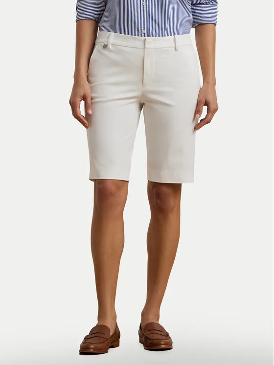 Stoffshorts · Weiß