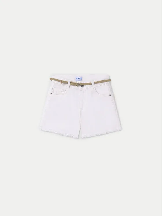 Stoffshorts · Weiß