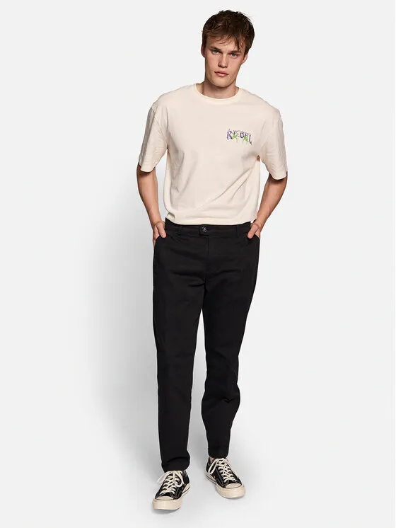 Strickhose · Schwarz · Regular Fit