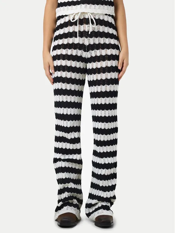 Strickhose · Schwarz · Regular Fit