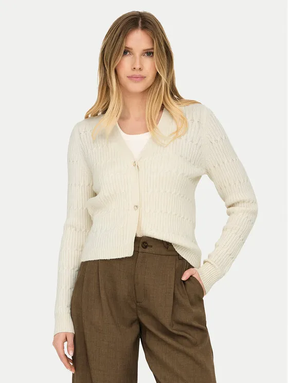 Strickjacke · Beige · Regular Fit