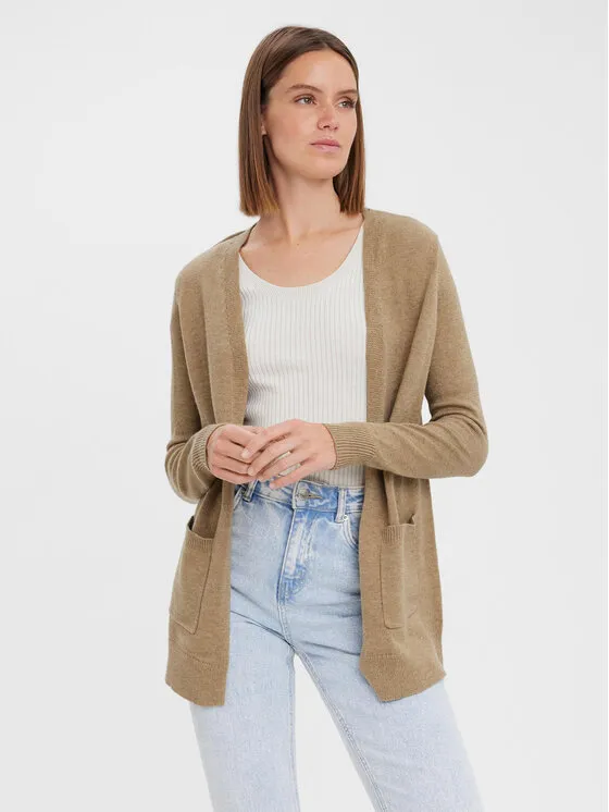 Strickjacke · Beige · Regular Fit