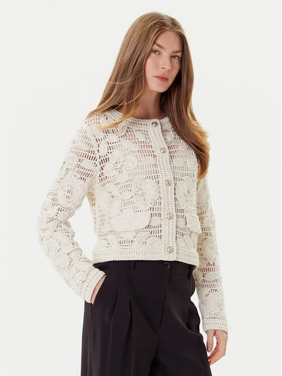 Strickjacke · Beige · Regular Fit