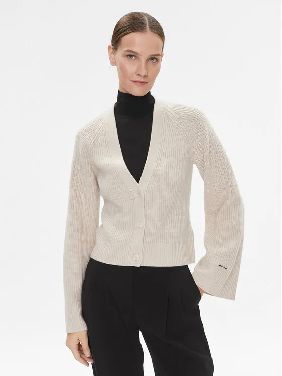 Strickjacke · Beige · Regular Fit