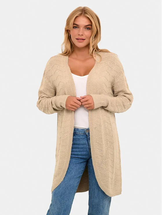 Strickjacke · Beige · Regular Fit