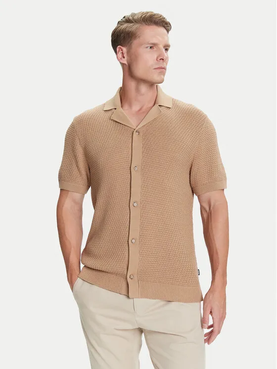 Strickjacke · Beige