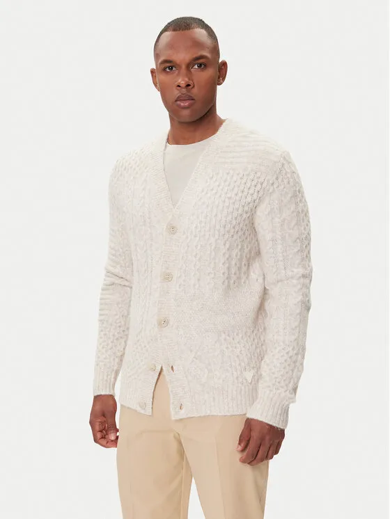 Strickjacke · Beige