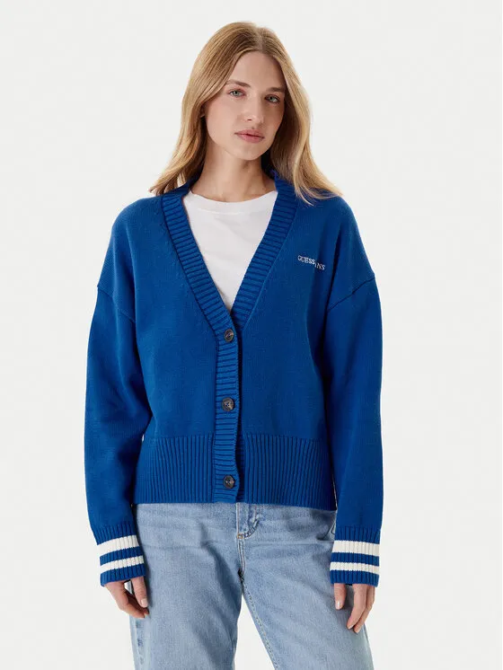 Strickjacke · Blau · Regular Fit