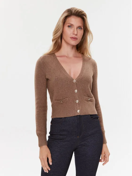 Strickjacke · Braun · Regular Fit