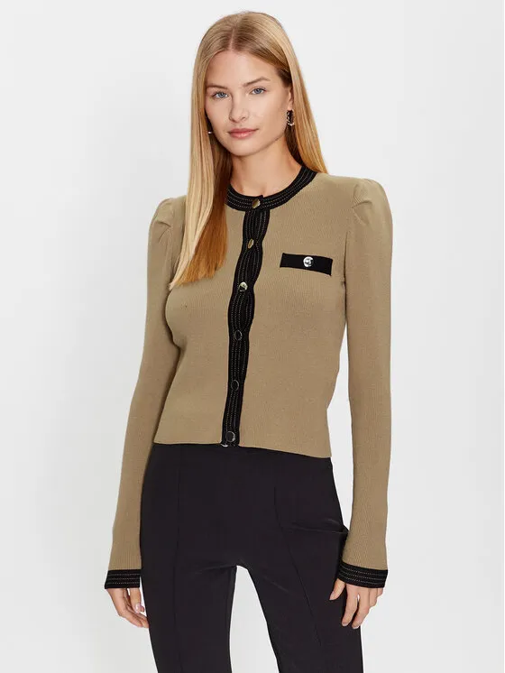 Strickjacke · Braun · Regular Fit