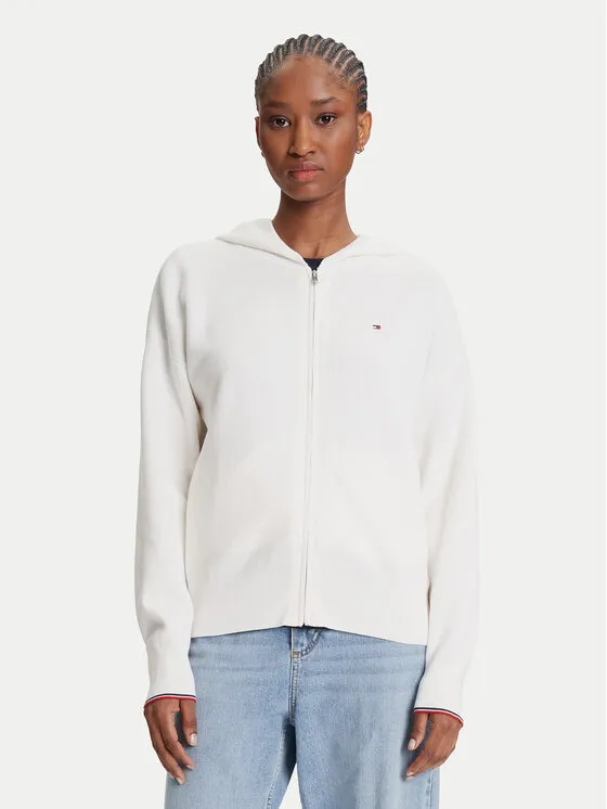 Strickjacke · Écru · Regular Fit