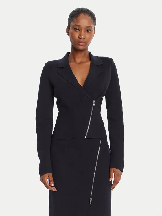 Strickjacke · Dunkelblau · Regular Fit