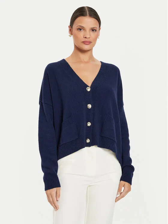 Strickjacke · Dunkelblau · Regular Fit