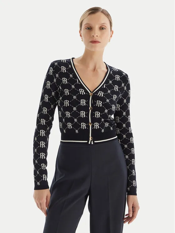 Strickjacke · Dunkelblau · Regular Fit