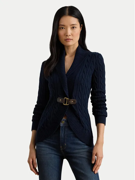 Strickjacke · Dunkelblau · Regular Fit