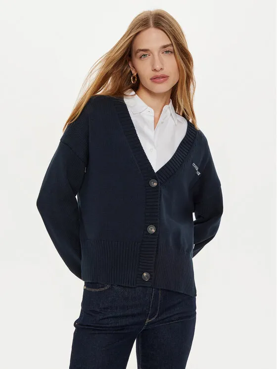 Strickjacke · Dunkelblau · Regular Fit