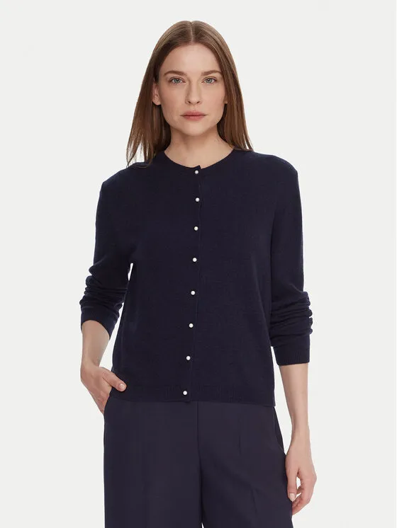 Strickjacke · Dunkelblau · Regular Fit