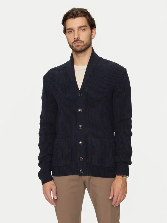 Strickjacke · Dunkelblau