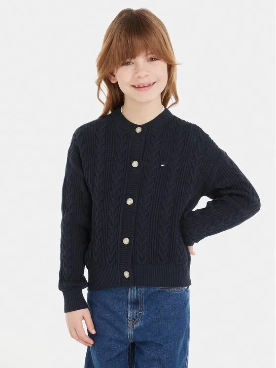 Strickjacke · Dunkelblau