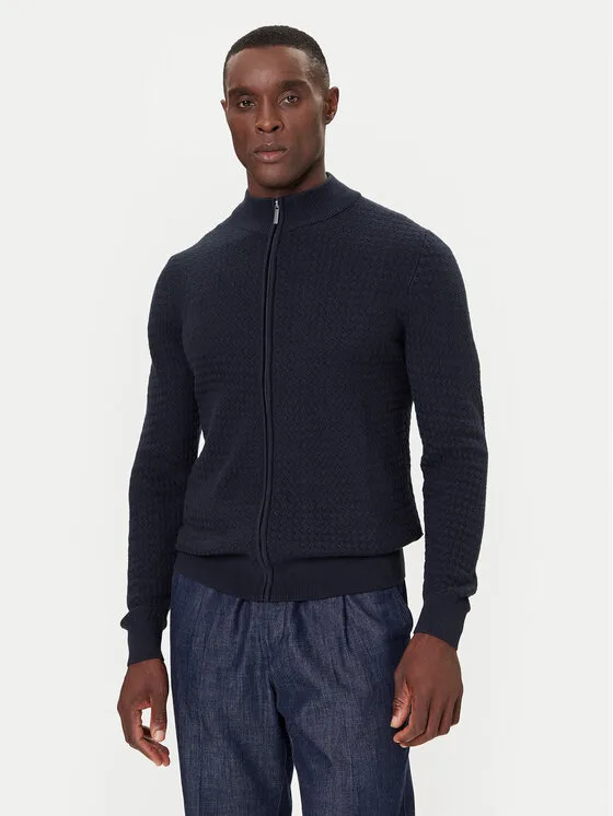 Strickjacke · Dunkelblau