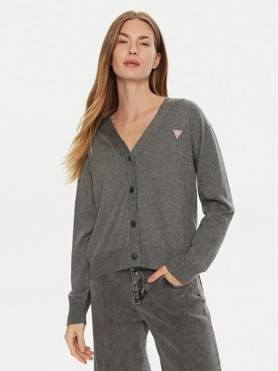 Strickjacke · Grau · Regular Fit