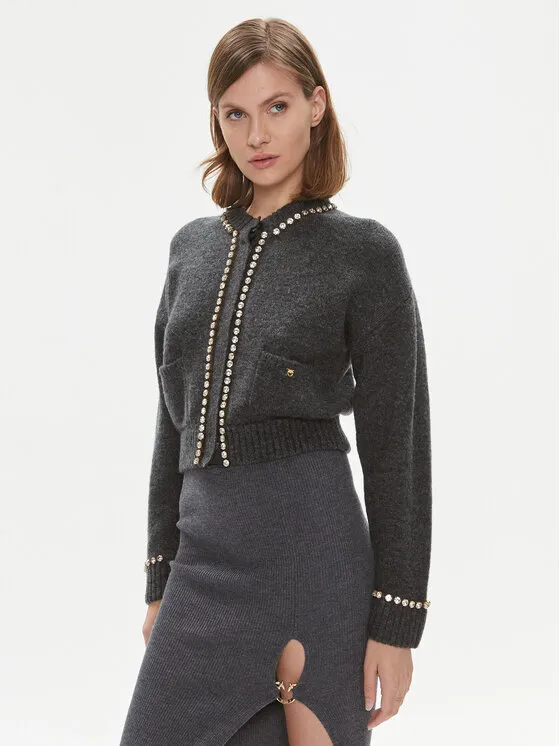 Strickjacke · Grau · Regular Fit