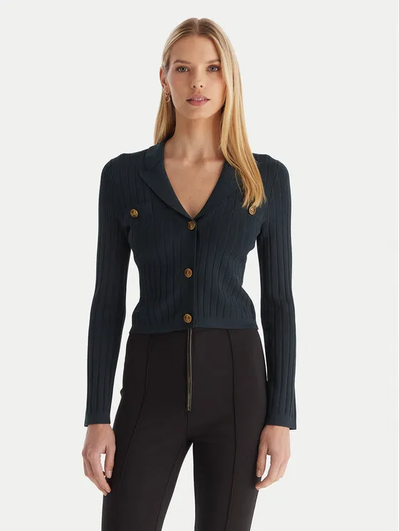 Strickjacke · Grün · Regular Fit