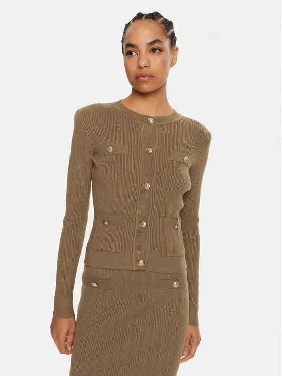 Strickjacke · Grün · Regular Fit