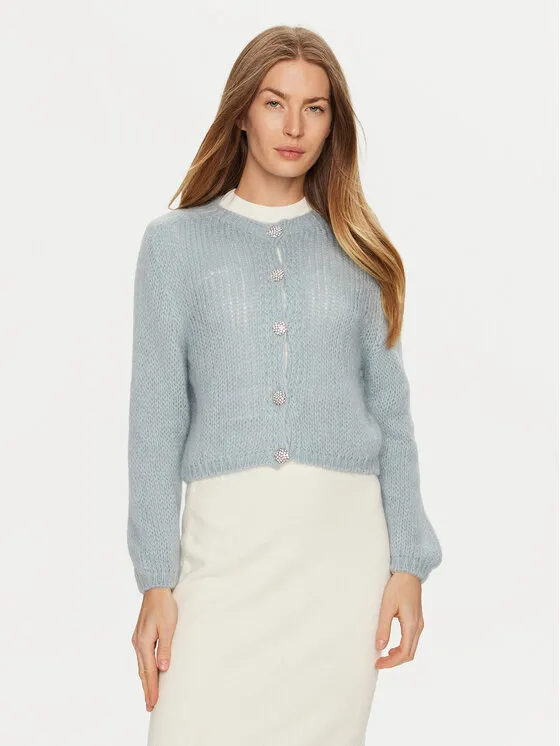 Strickjacke · Himmelblau · Regular Fit