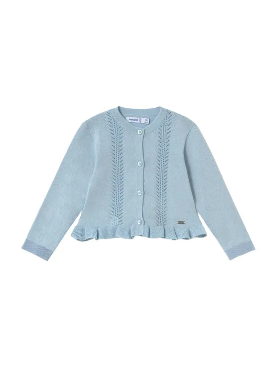 Strickjacke · Himmelblau