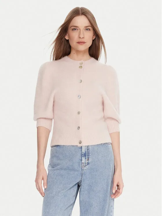 Strickjacke · Rosa · Regular Fit