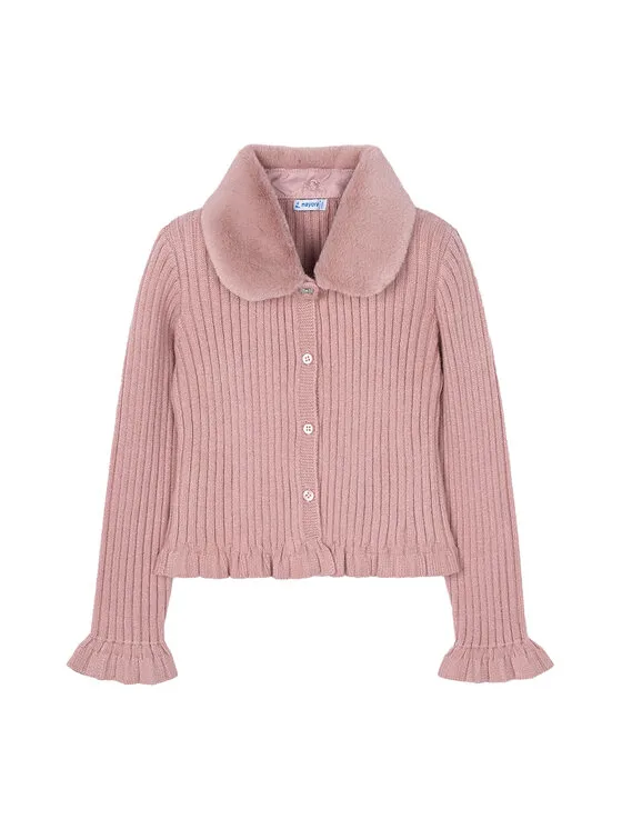 Strickjacke · Rosa